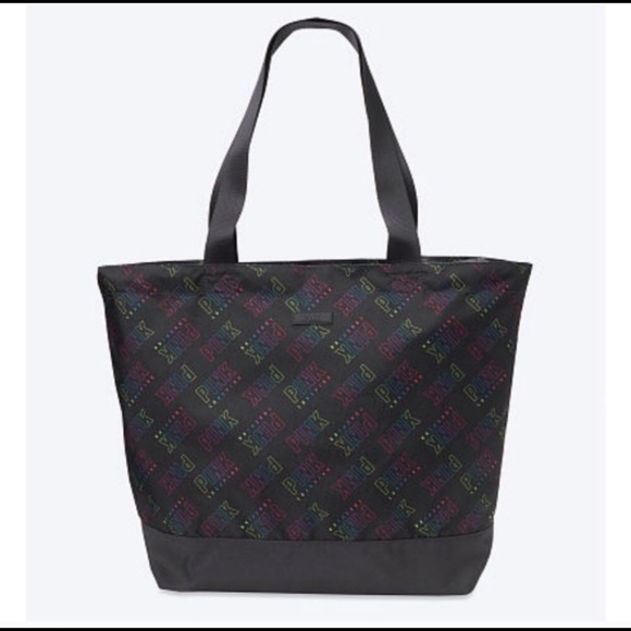 VS Rainbow Font PINK TOTE Bag - Picture 2 of 5